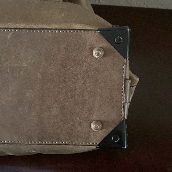 ALEXANDER WANG ROBYN medium beige Bag Nubuck Drawstring Bucket Detachable Pouch… - Picture 15 of 15